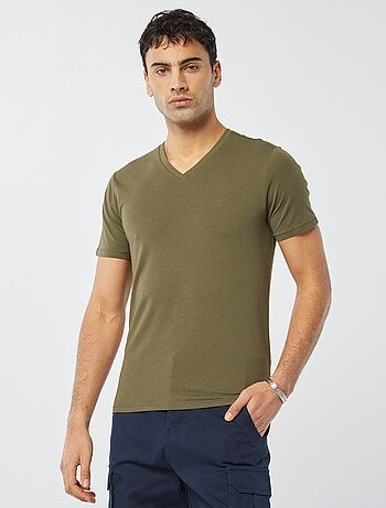 Camiseta recta elástica