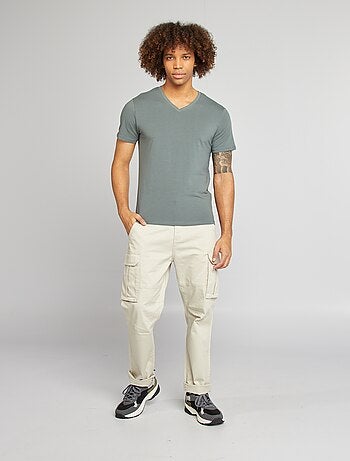 Camiseta recta elástica