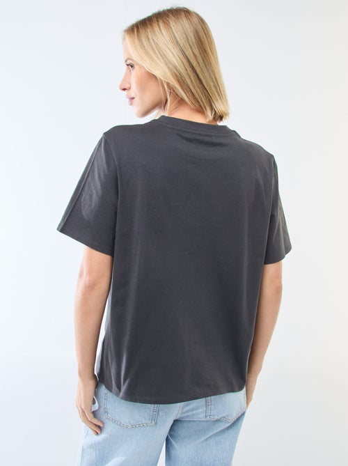 Camiseta recta estampada 'Stitch' - Kiabi