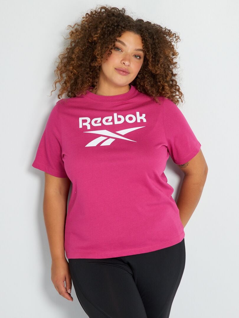 Camiseta 'Reebok' de punto ROSA - Kiabi