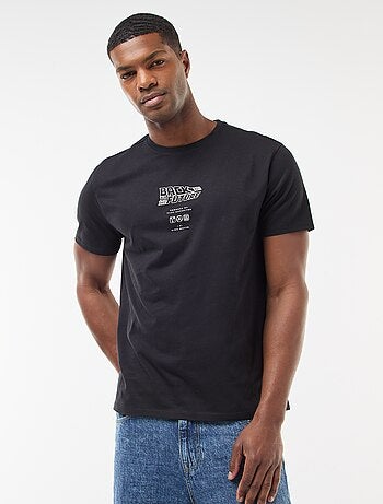 Camiseta 'Regreso al Futuro' con estampado delantero/trasero