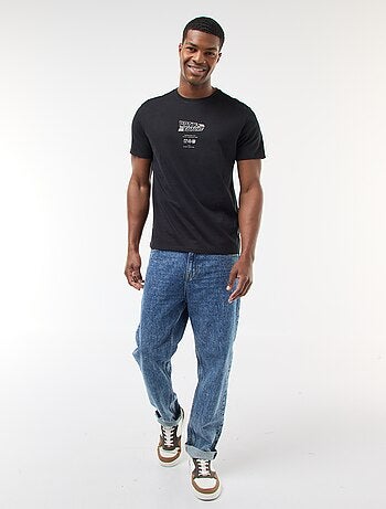 Camiseta 'Regreso al Futuro' con estampado delantero/trasero