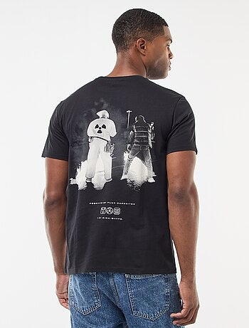 Camiseta 'Regreso al Futuro' con estampado delantero/trasero