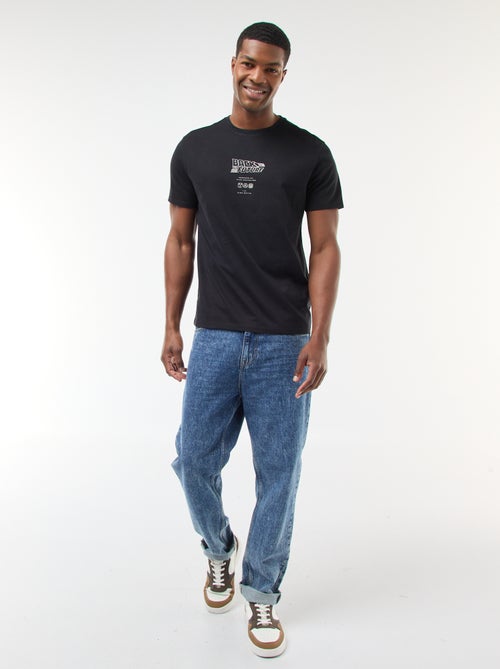 Camiseta 'Regreso al Futuro' con estampado delantero/trasero - Kiabi