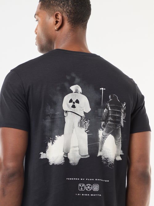 Camiseta 'Regreso al Futuro' con estampado delantero/trasero - Kiabi