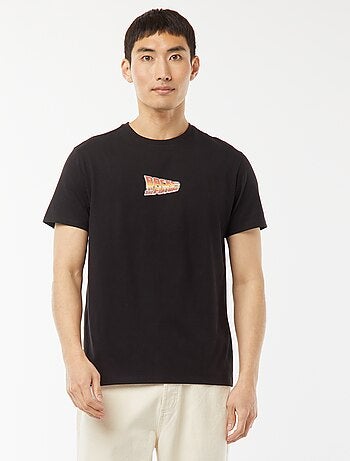 Camiseta 'Regreso al futuro' con estampado por ambos lados