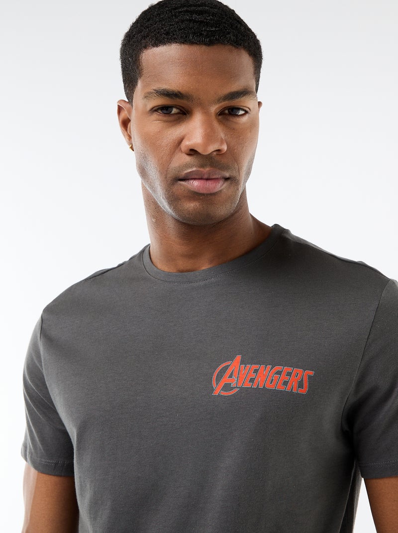 Camiseta regular 'Avengers' Gris - Kiabi
