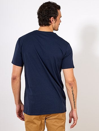 Hombre de más de 1’90m - Camiseta regular de algodón puro +1,90 m - Kiabi