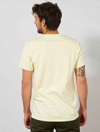 Hombre de más de 1’90m - Camiseta regular estampada Ecodiseño +1,90 m - Kiabi