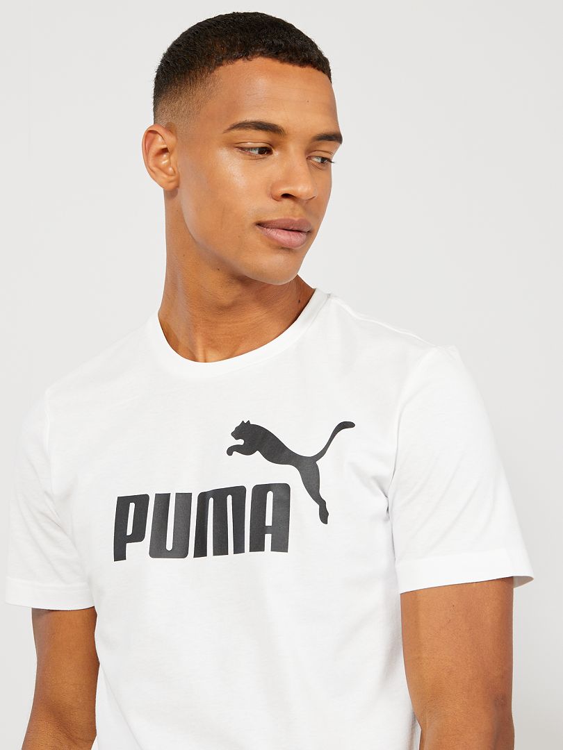 Camiseta regular estampada 'Puma' NEGRO - Kiabi