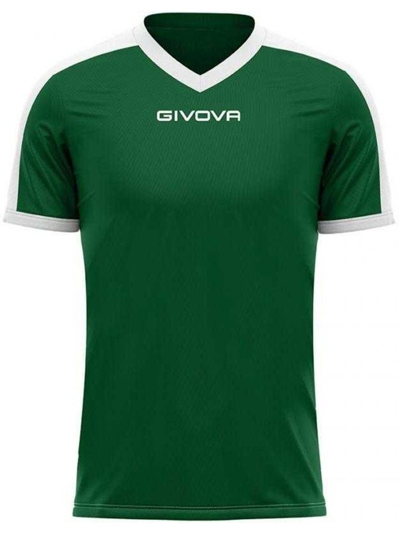 Camiseta revolution de interlock para hombre - givova Blanco Verde - Kiabi