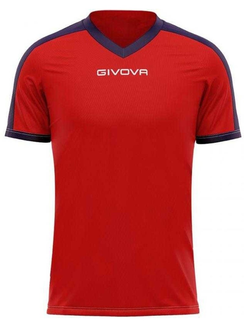 Camiseta revolution de interlock para hombre - givova Rojo cachemira - Kiabi