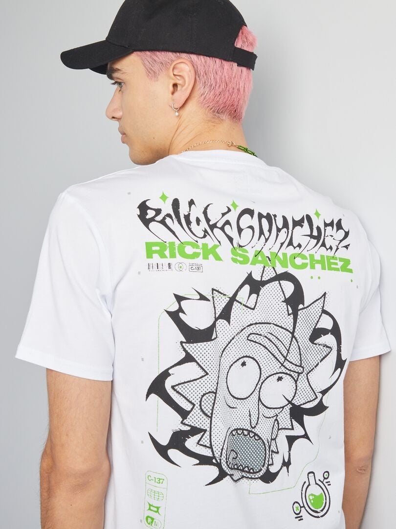 Rick And Morty X SHEIN Camicia A Maniche Corte Casual Da Uomo - Foto 10
