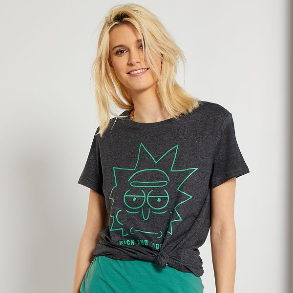 camisas de rick y morty para mujer