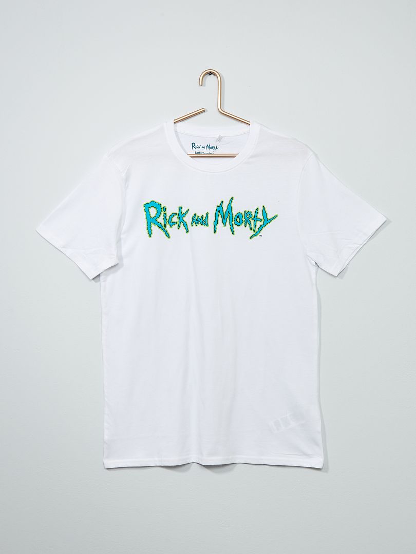 Camiseta 'Rick y Morty' Blanco - Kiabi