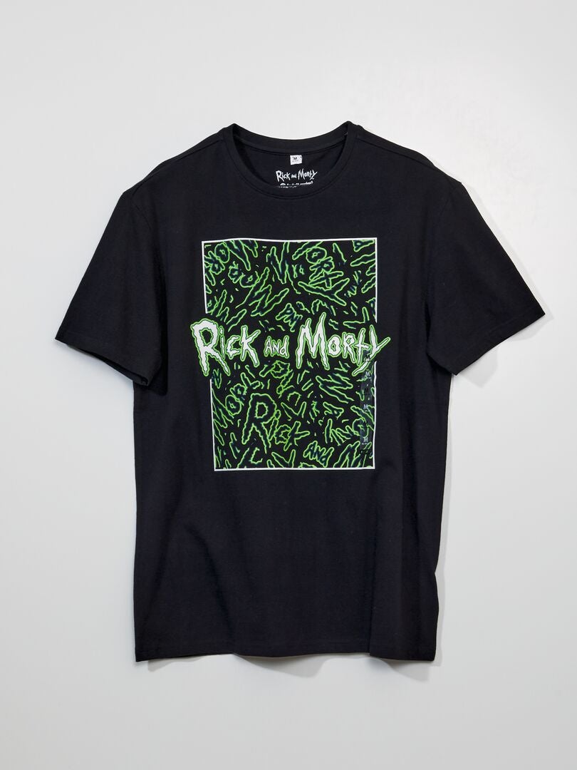 Camiseta 'Rick y Morty' negro - Kiabi