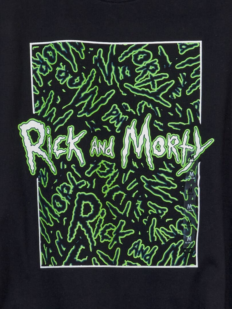 Camiseta 'Rick y Morty' negro - Kiabi