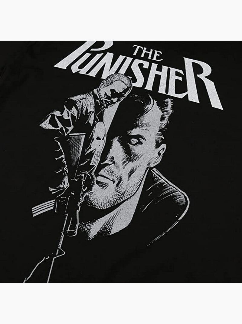 Camiseta rifle para hombre - the punisher Negro Blanco - Kiabi