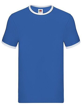Camiseta ringer 160 para hombre - fruit of the loom
