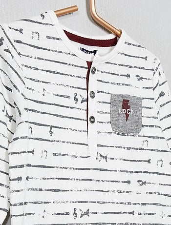 Camiseta 'rock' - Kiabi