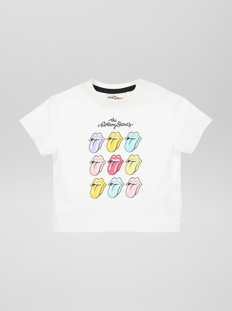 Camiseta 'Rolling Stones' BLANCO - Kiabi