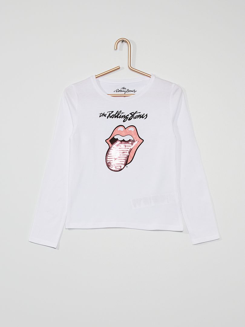 Camiseta 'Rolling Stones' Blanco - Kiabi