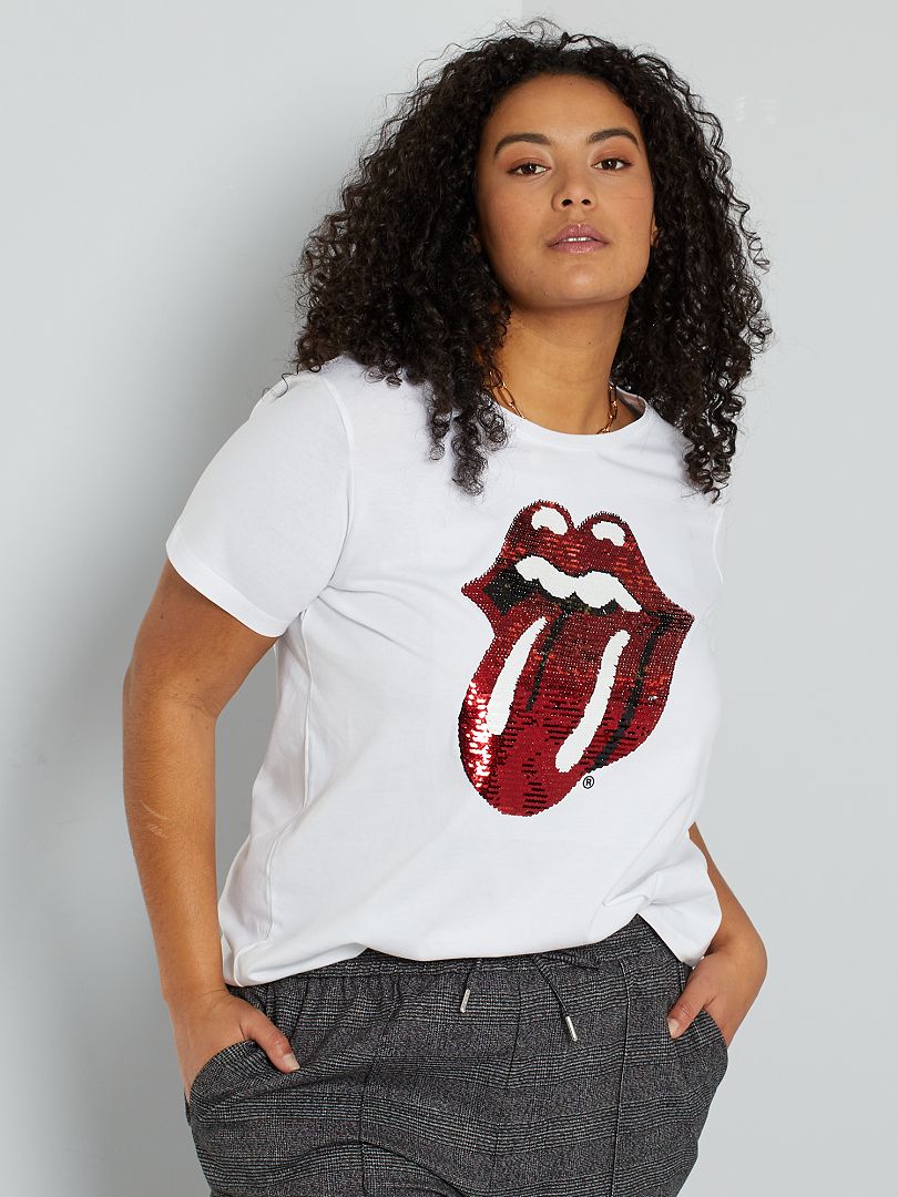 Camiseta Stones' - ROJO - Kiabi - 13.00€