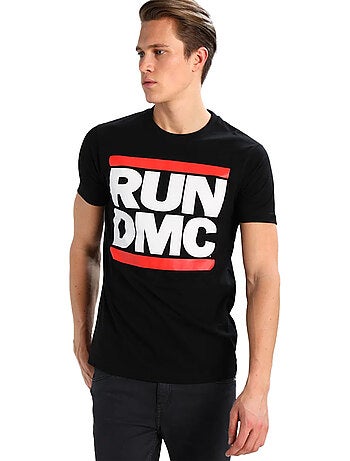 Camiseta run dmc diseño logotipo para hombre - mister tee