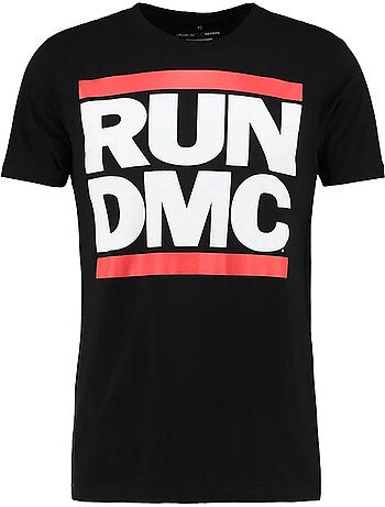 Camiseta run dmc diseño logotipo para hombre - mister tee