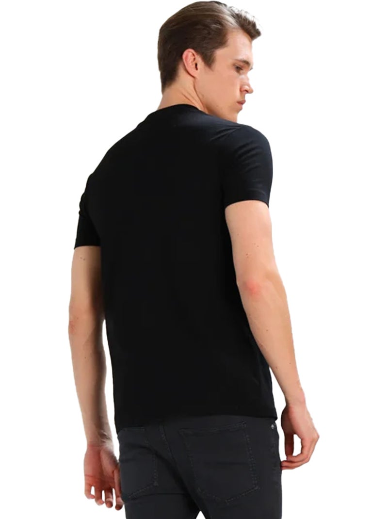 Camiseta run dmc diseño logotipo para hombre - mister tee Negro - Kiabi