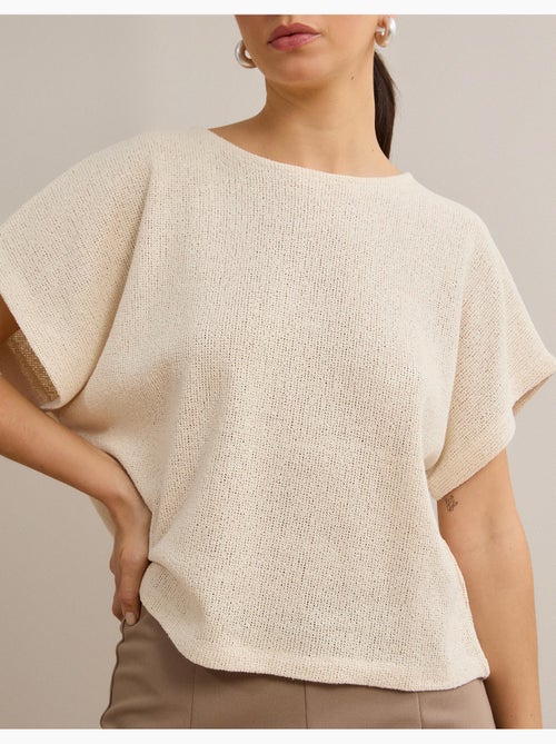 Camiseta rústica de punto, mo fashion - Kiabi