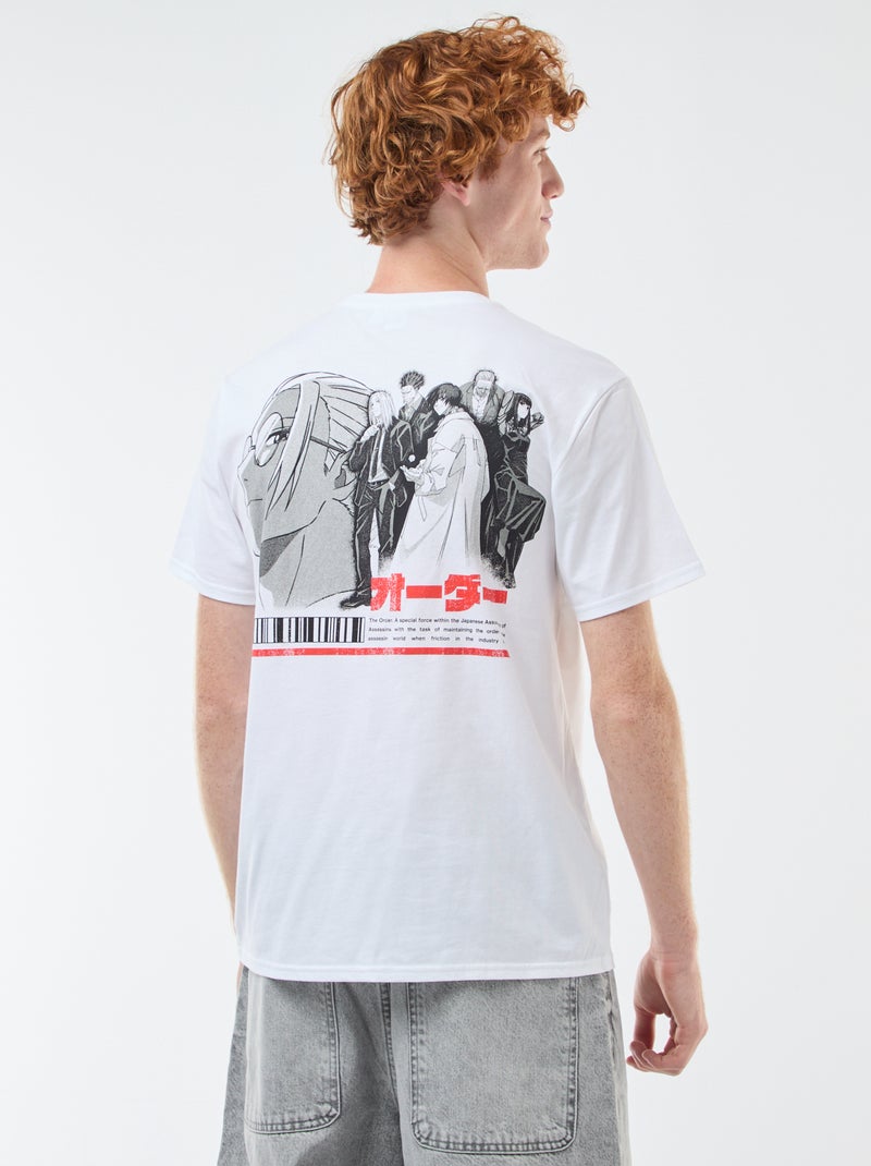Camiseta Sahinler 'Sakamoto days' de algodón Blanco - Kiabi