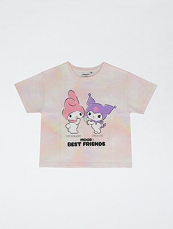 Camiseta 'Sanrio kuromi' de manga corta en algodón
