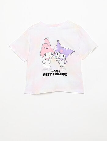 Camiseta 'Sanrio kuromi' de manga corta en algodón