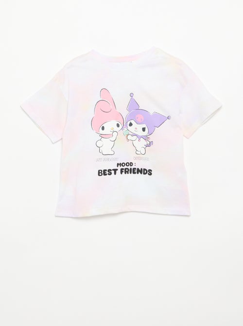 Camiseta 'Sanrio kuromi' de manga corta en algodón - Kiabi