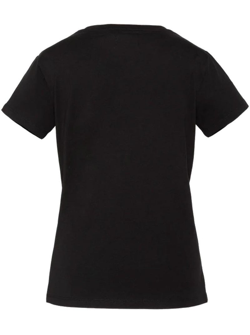 Camiseta schott para mujer Negro - Kiabi