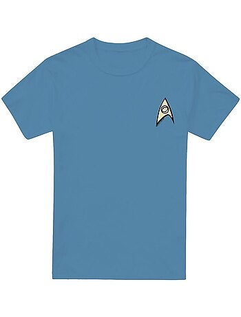 Camiseta science uniform aluminio para hombre - star trek
