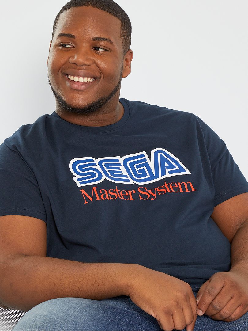 Camiseta 'Sega Master System' azul - Kiabi