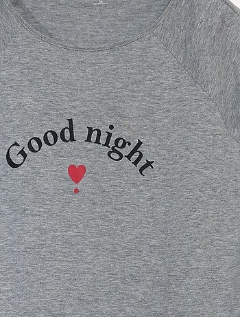 Camiseta semilarga con broches en los hombros - colección fácil de poner