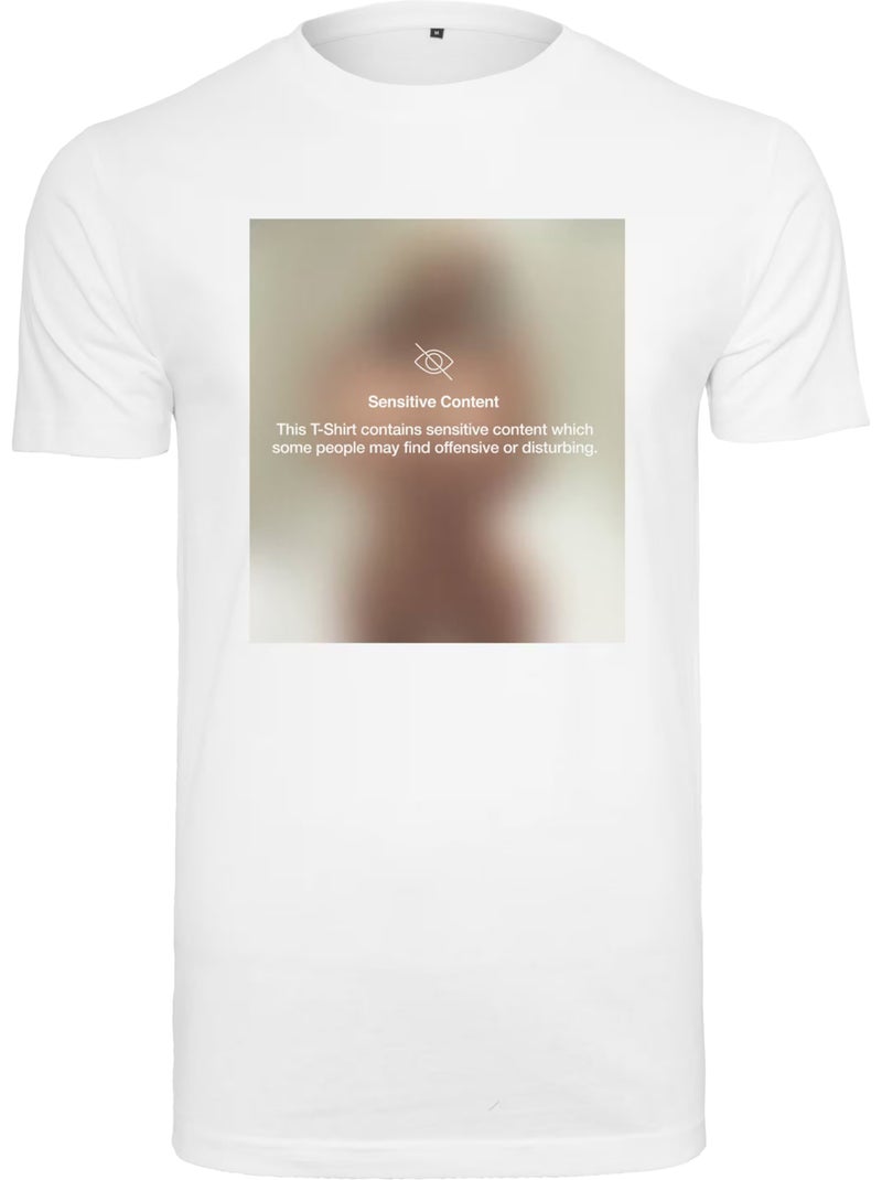 Camiseta sensitive content para hombre - mister tee Blanco - Kiabi