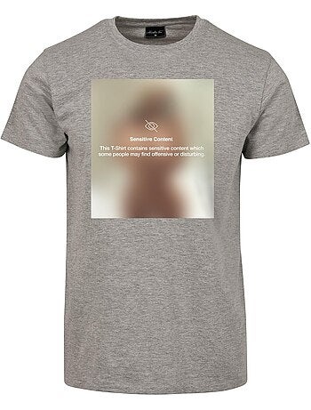 Camiseta sensitive content para hombre - mister tee