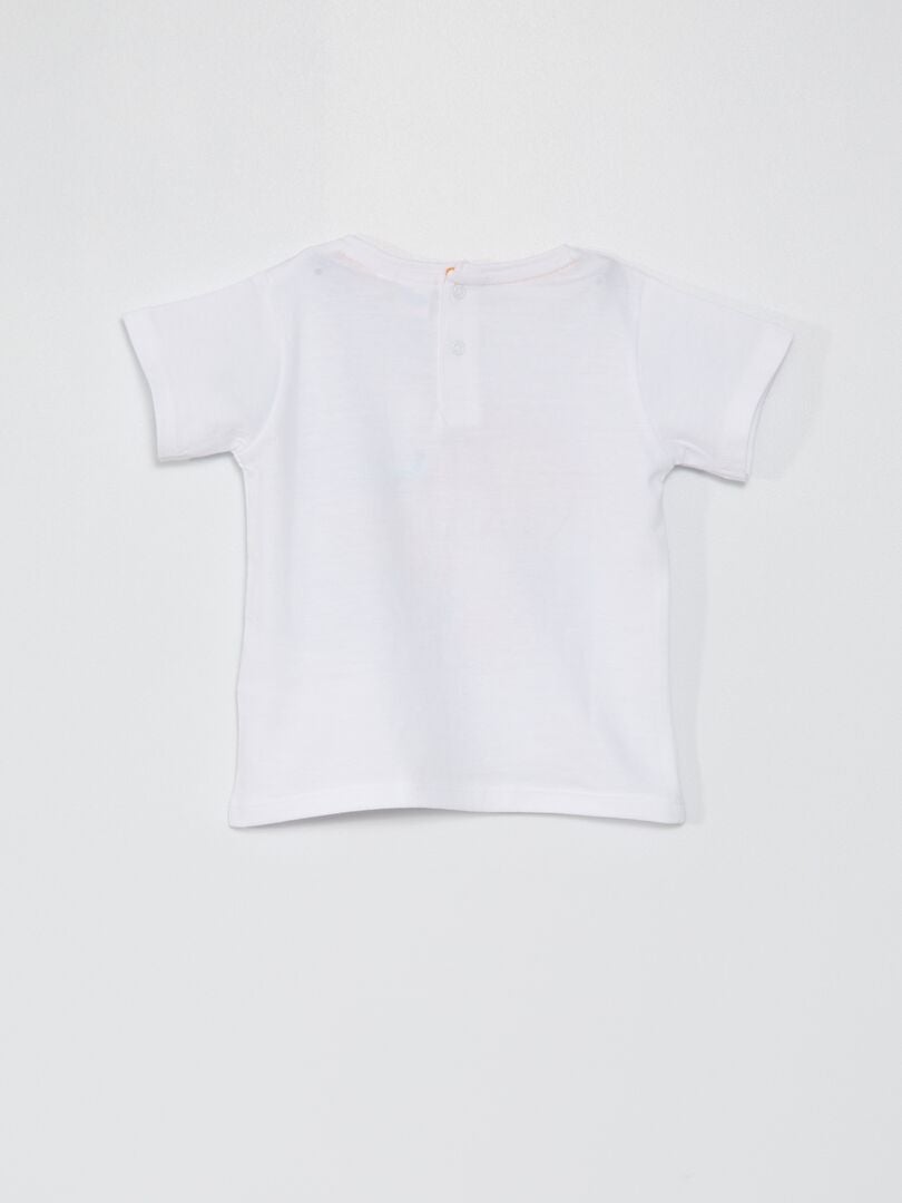 Camiseta + short 'Nemo' - 2 piezas blanco - Kiabi
