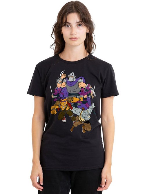 Camiseta shredder and foot clan para adultos unisex - teenage mutant ninja turtles - Kiabi