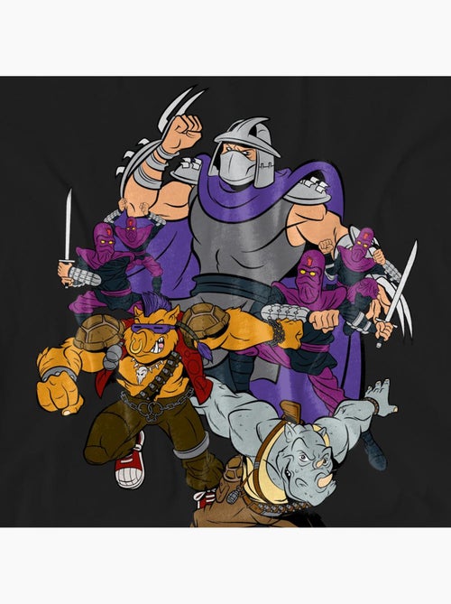 Camiseta shredder and foot clan para adultos unisex - teenage mutant ninja turtles - Kiabi