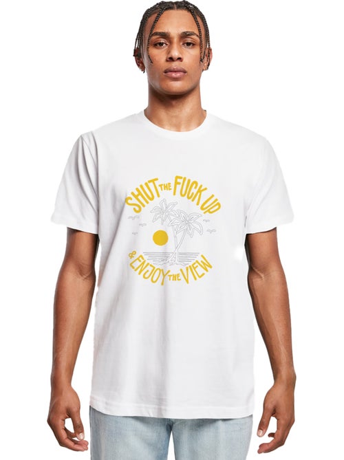 Camiseta shut the fuck up & enjoy the view para hombre - mister tee - Kiabi Camiseta shut the fuck up & enjoy the view para hombre - mister tee - Kiabi