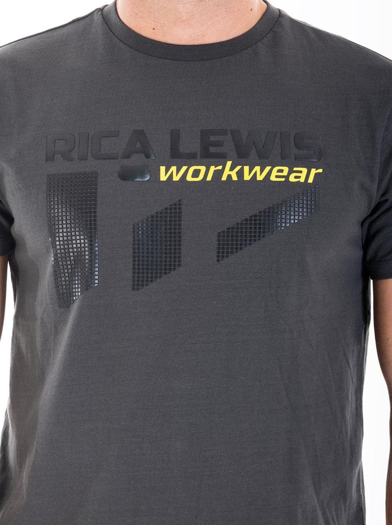 Camiseta signature algodón SIGNATS 'Rica Lewis' Gris - Kiabi
