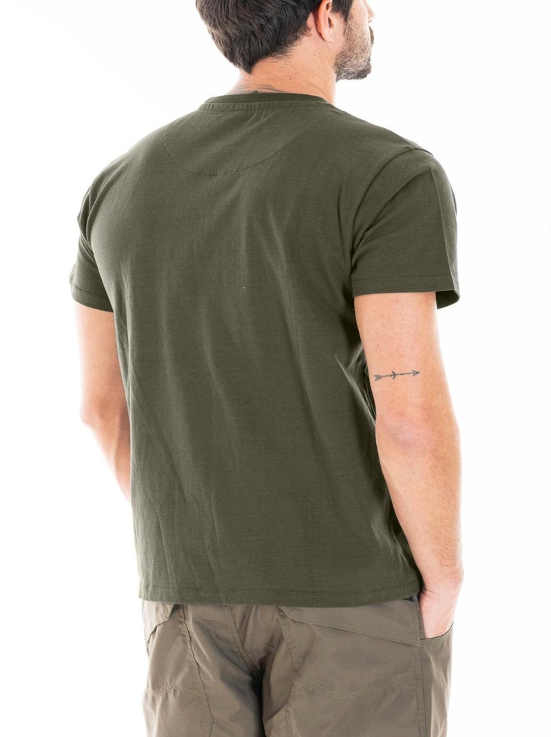 Camiseta signature algodón SIGNATS 'Rica Lewis' Verde - Kiabi
