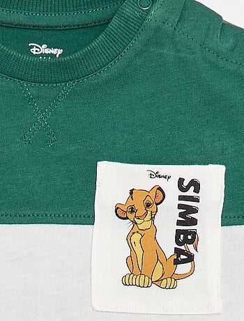Camiseta 'Mickey' con bolsillo en el pecho 'Disney'