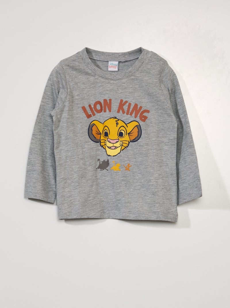 Camiseta 'Simba' de 'Disney' GRIS - Kiabi