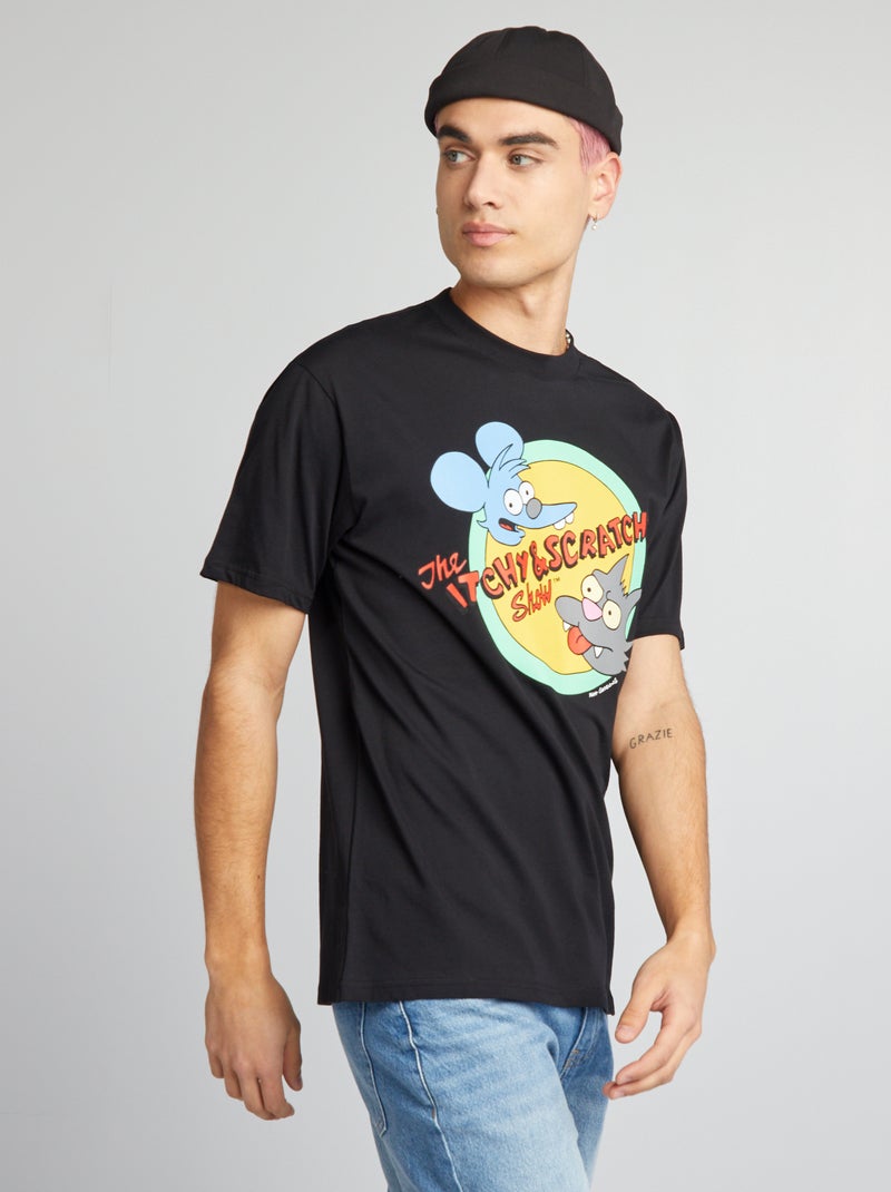 Camiseta 'Simpsons' negro - Kiabi